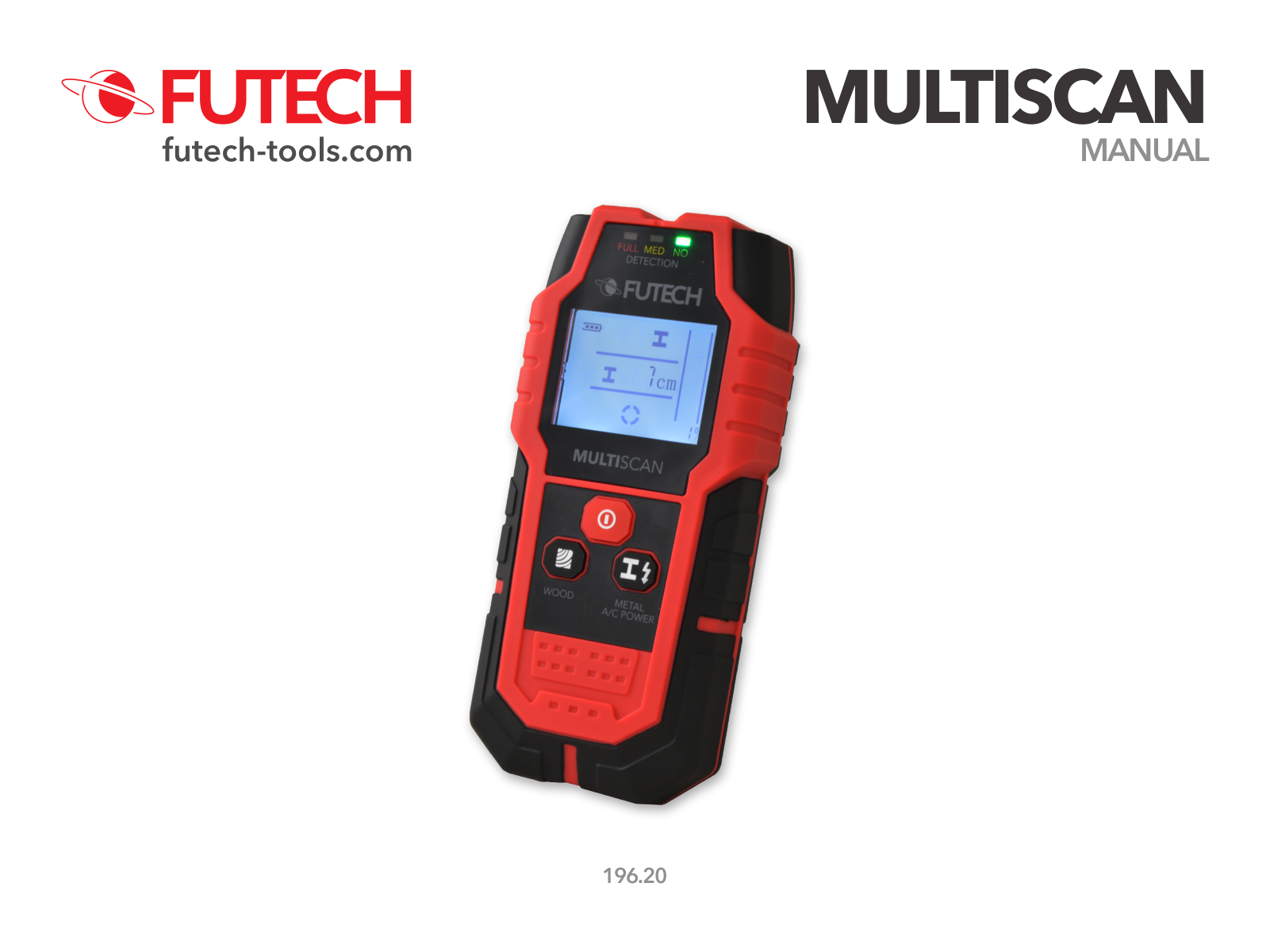 Futech MULTISCAN 196.20 User Manual