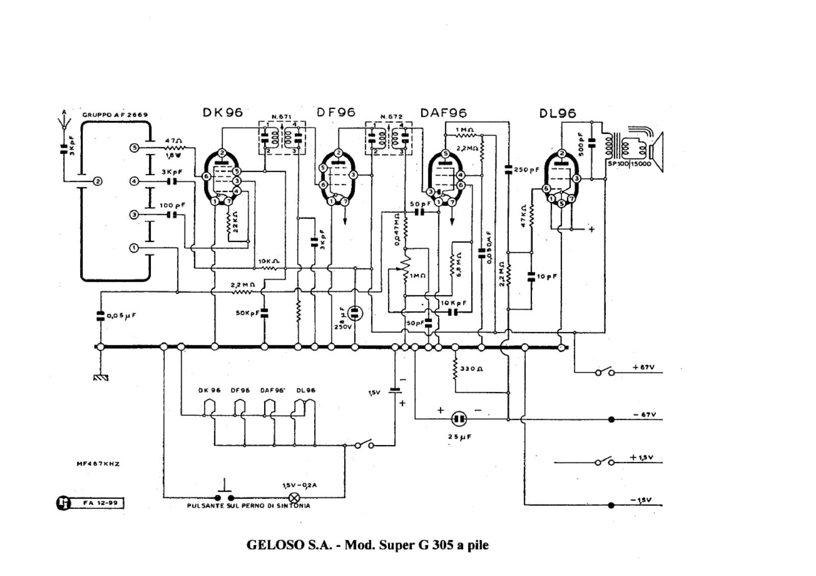 Geloso g305 schematic