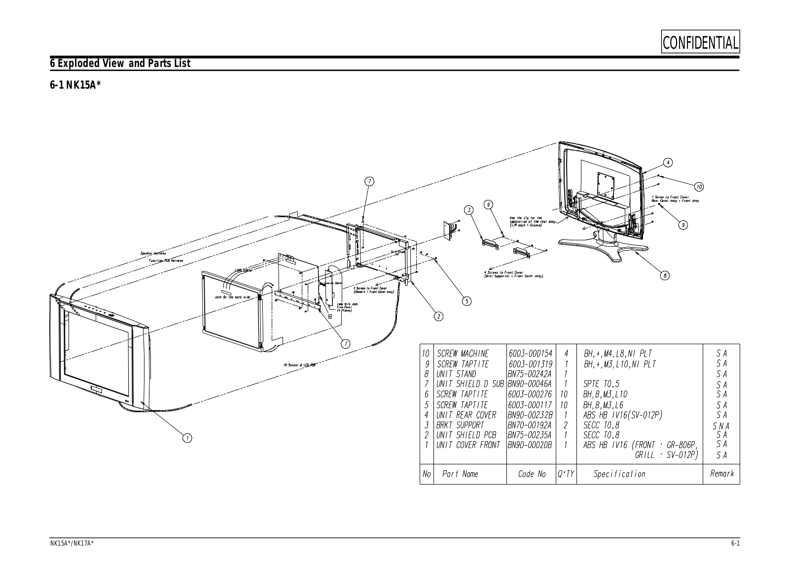 Samsung LW15N13WX Service Manual 10