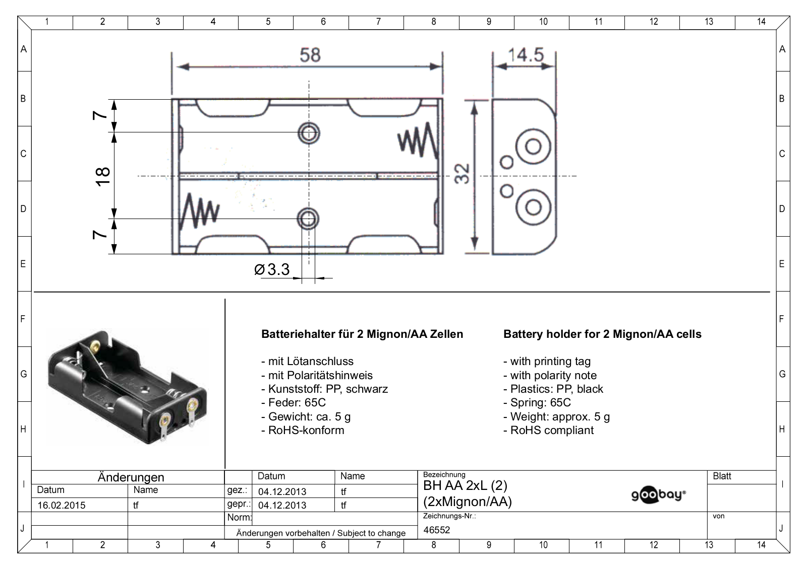 Datasheet HALTER 2XAAZ Datasheet (FREI) - ManualMachine.com