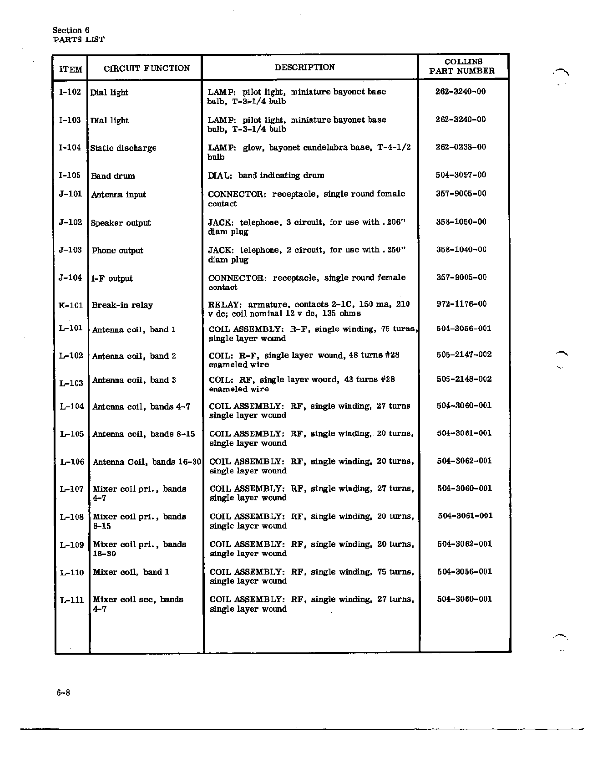 COLLINS 51J-4 User Manual (PAGE 57)