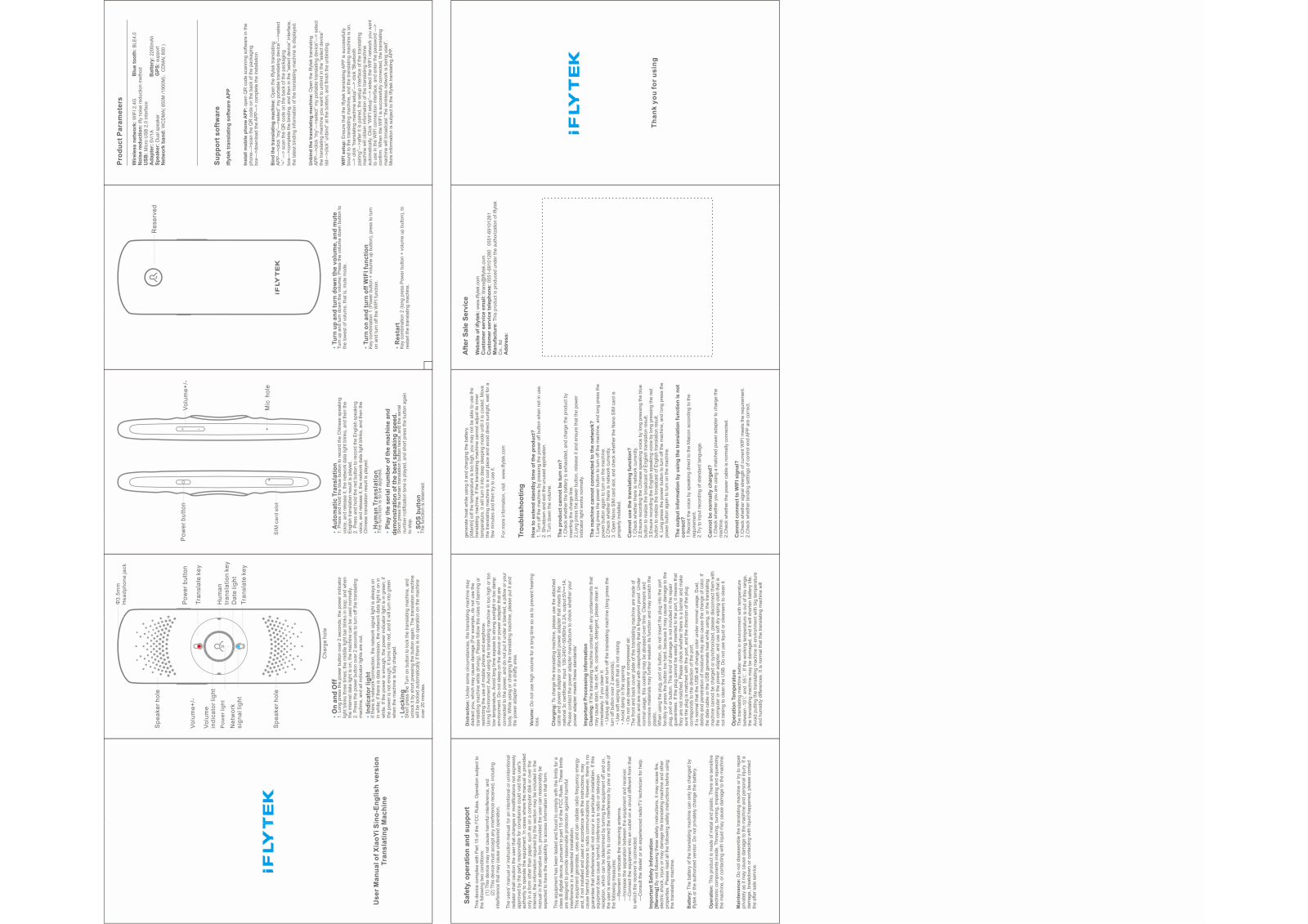 IFLYTEK EASYTRANS 600 User Manual