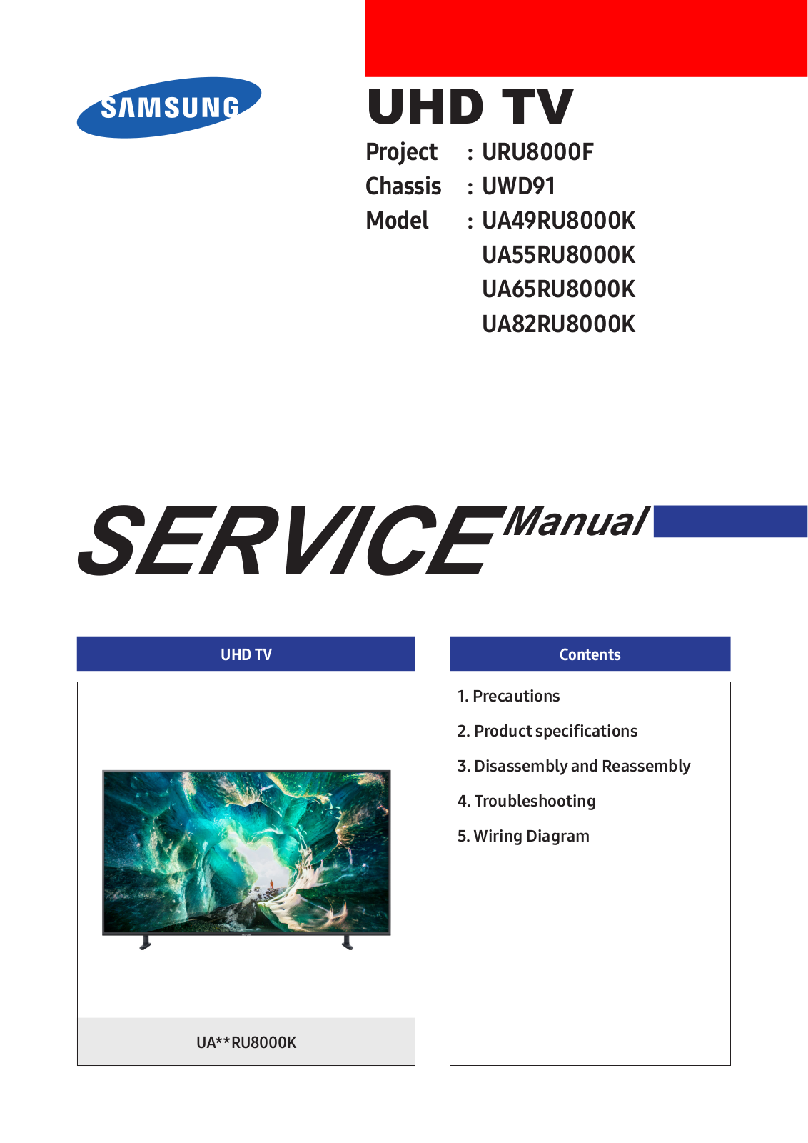 Samsung UA49RU8000K Schematic