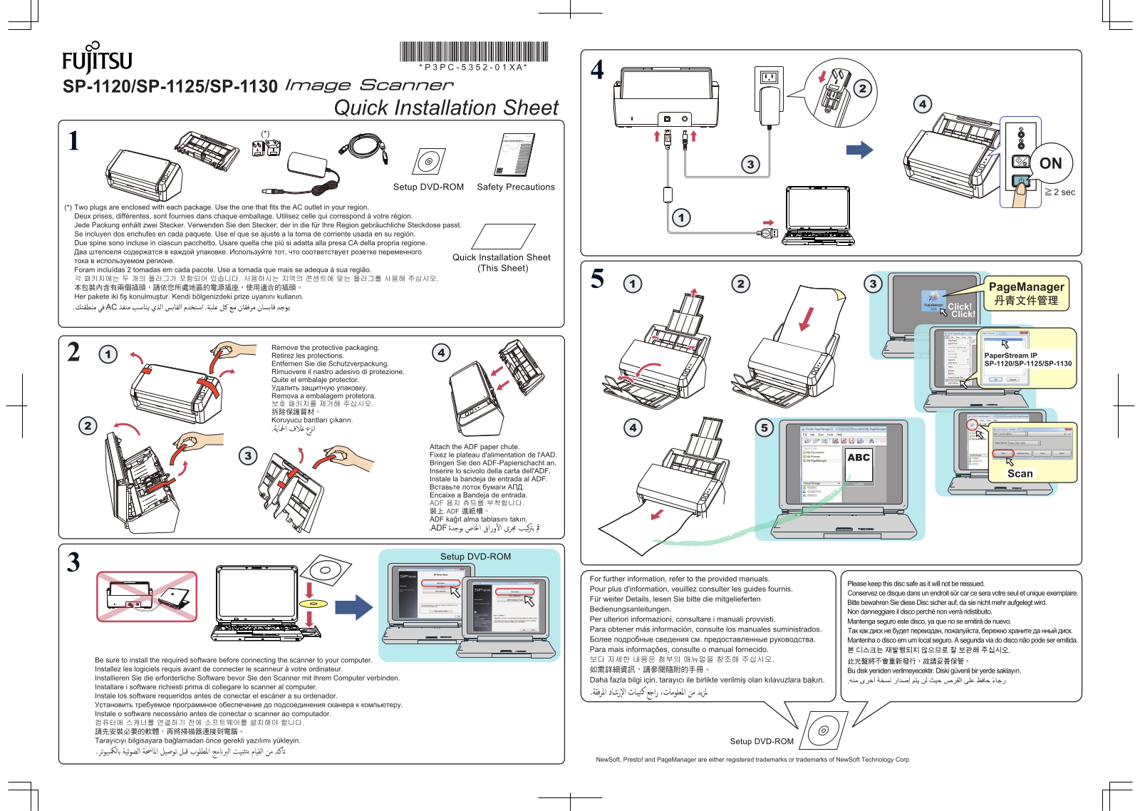 Fujitsu SP1130 User Manual