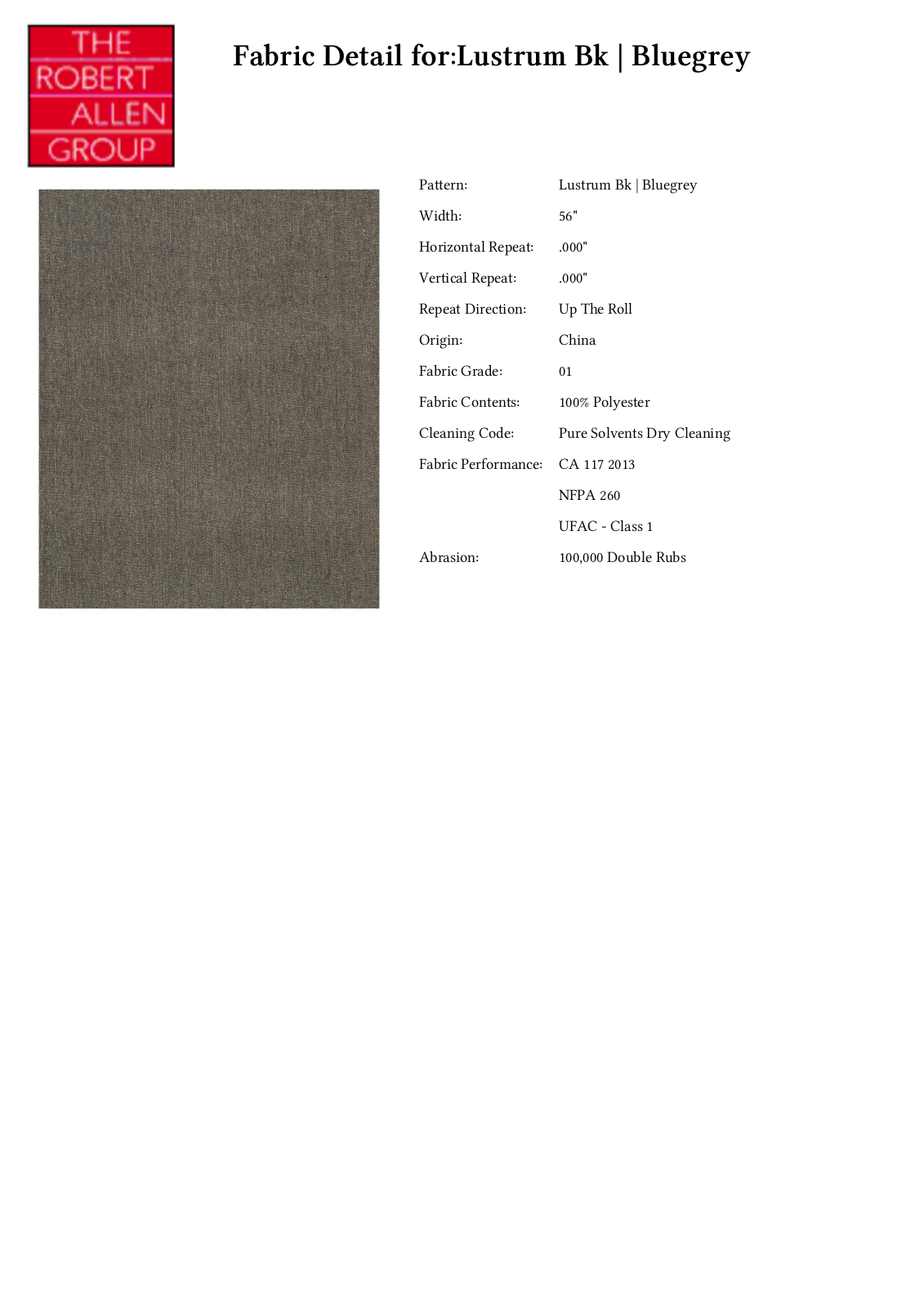 Robert Allen RALF1063 Specifications - ManualMachine.com