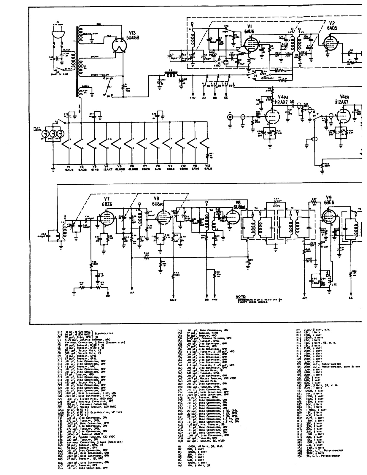 GONSET G-50 SCHEMATIC-1