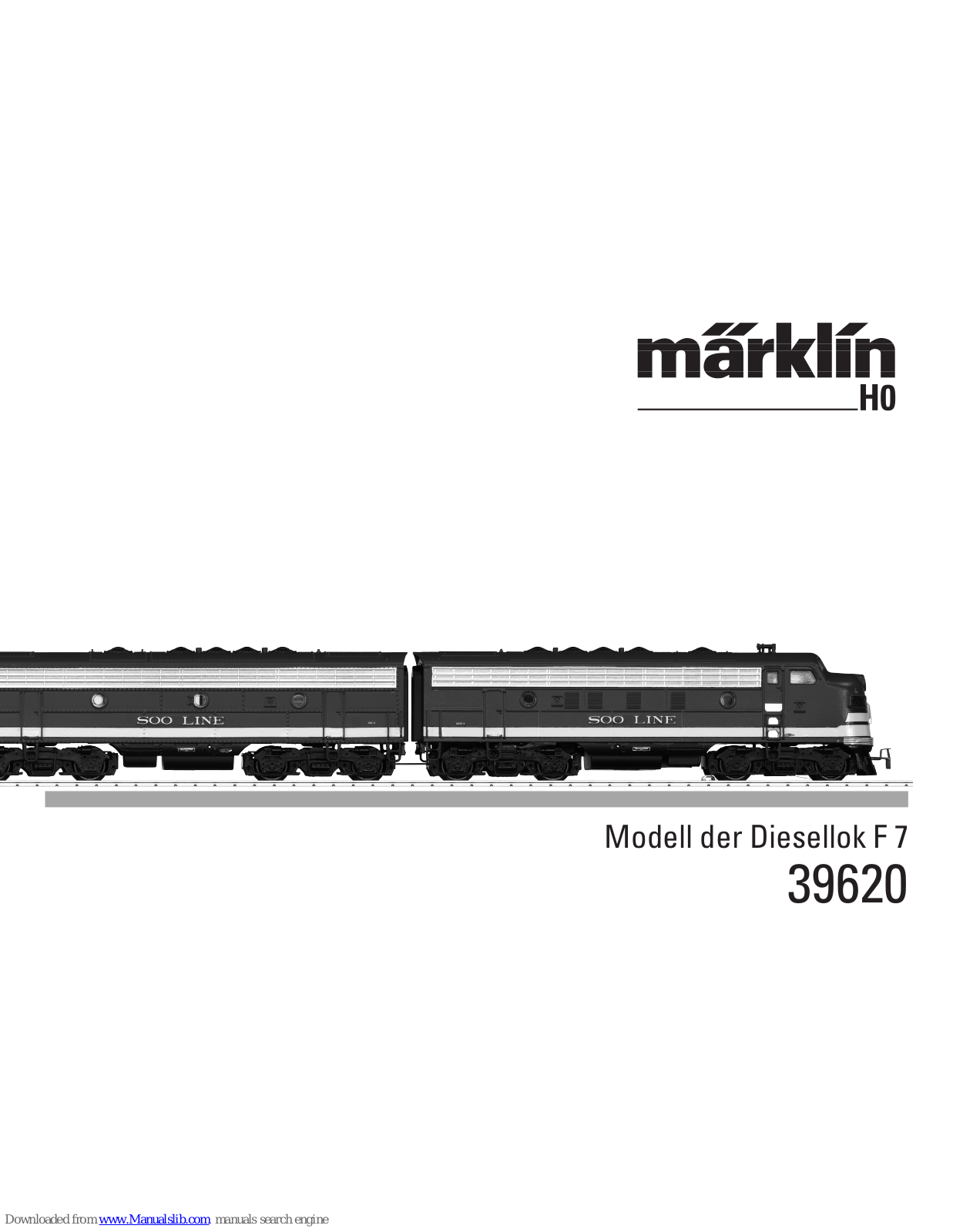 marklin 39620 User Manual - ManualMachine.com
