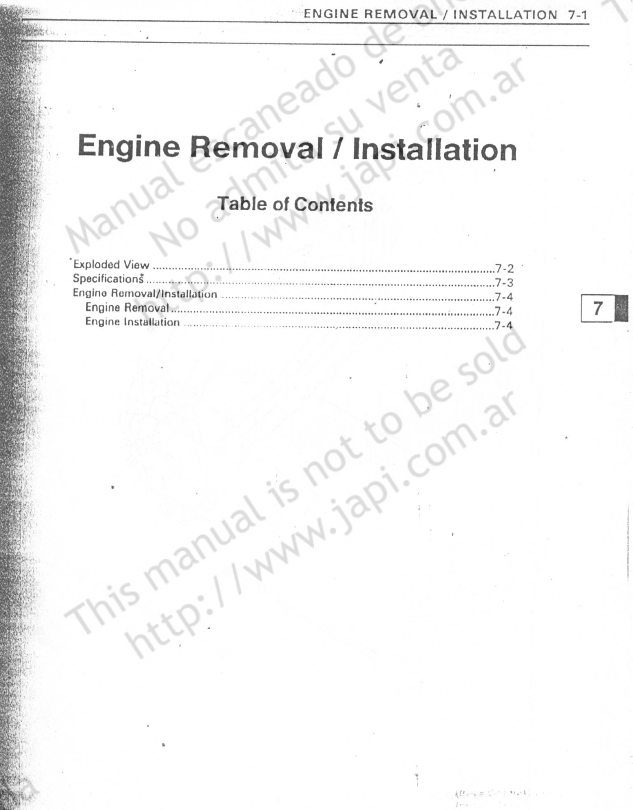 Kawasaki ZXR250 Service Manual 07  engine  removal  08  crankshaft