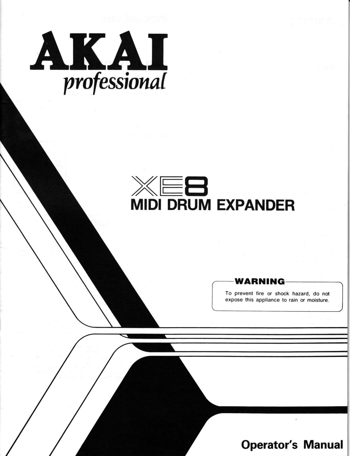 Akai XE8 User Manual