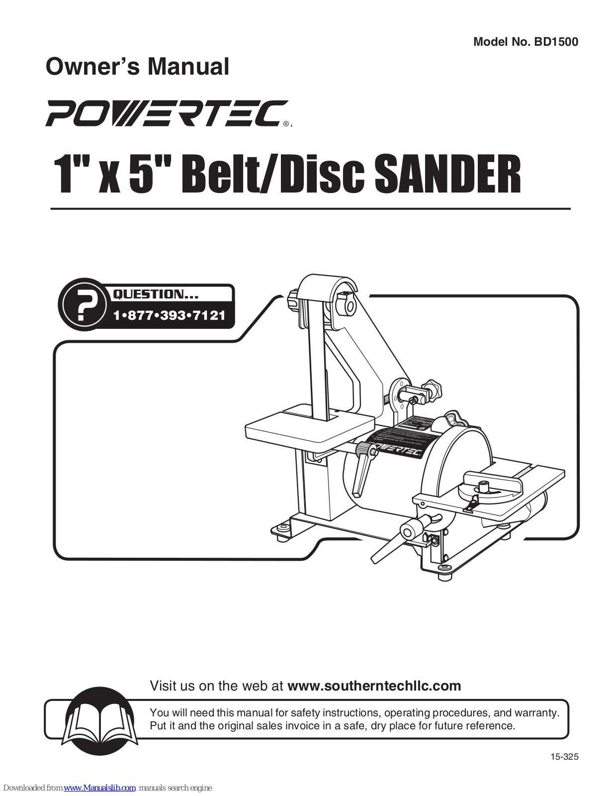 PowerTec BD1500 Owner's Manual