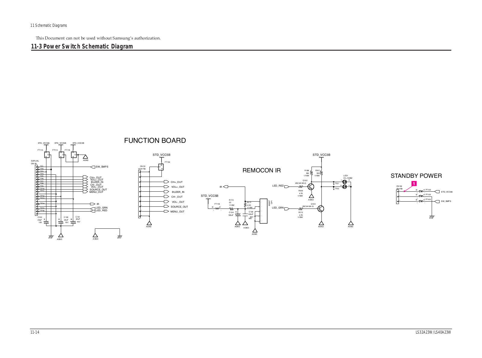 Samsung BN94-00443W PSU Schematic