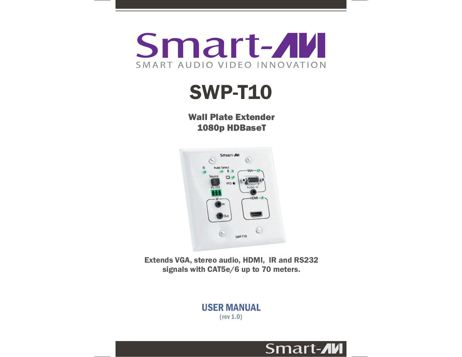 SmartAVI SWP-T10 User Manual