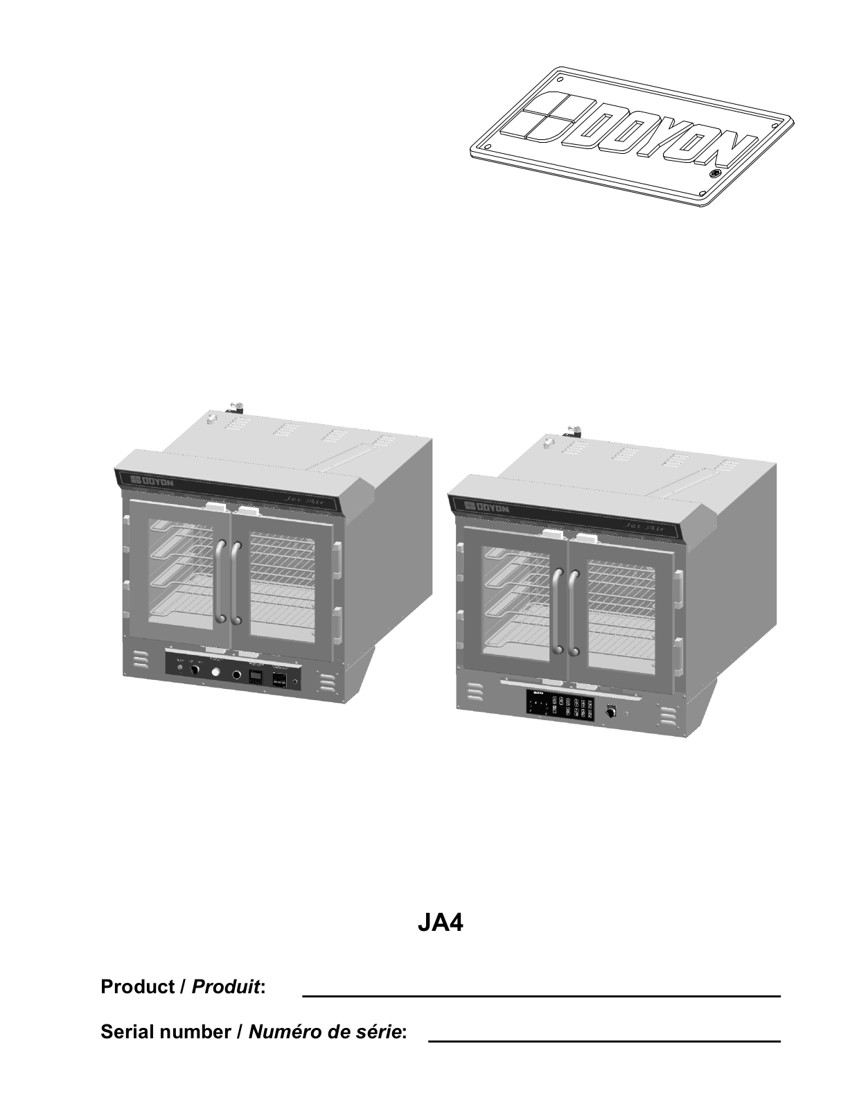 Doyon JA4 Installation  Manual