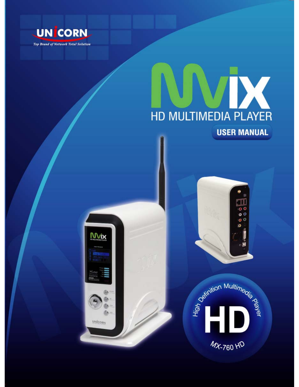 Mvix MX-760HD User Manual