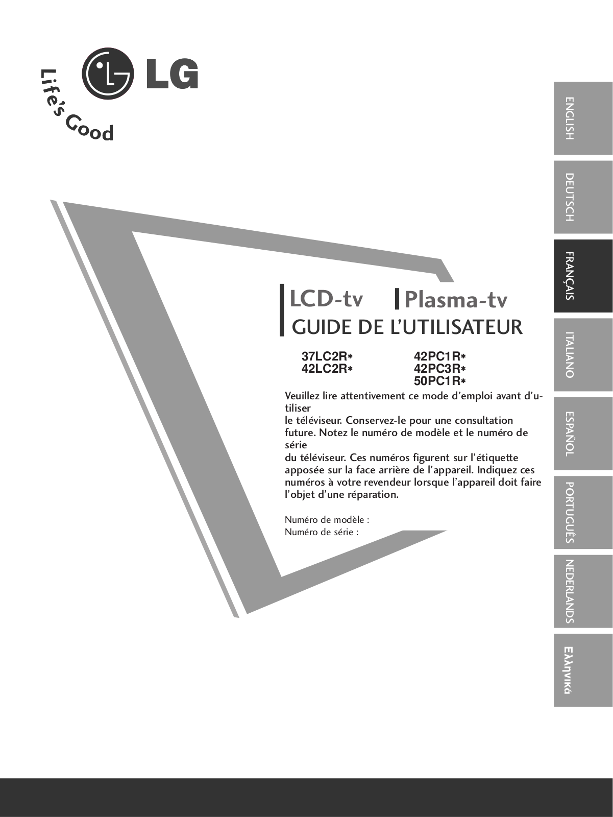 LG 32LB2R User Manual