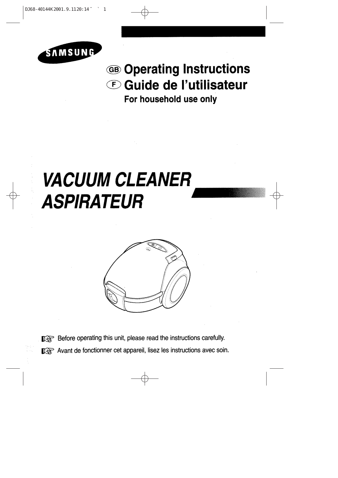 Samsung VAC6313G User Manual