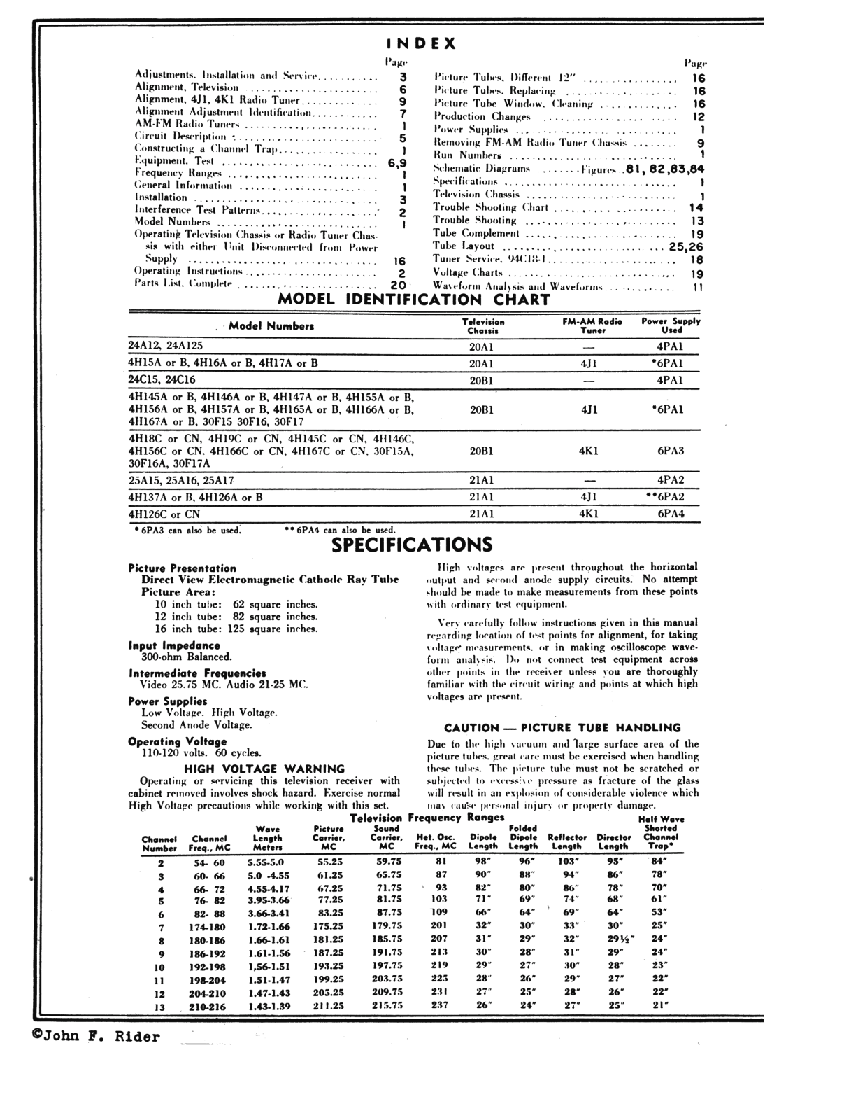 Admiral 20a1 schematic