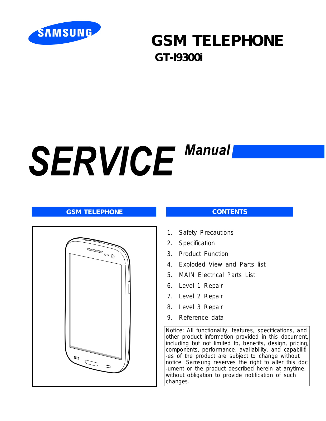 Samsung GT-I9300i Service Manual