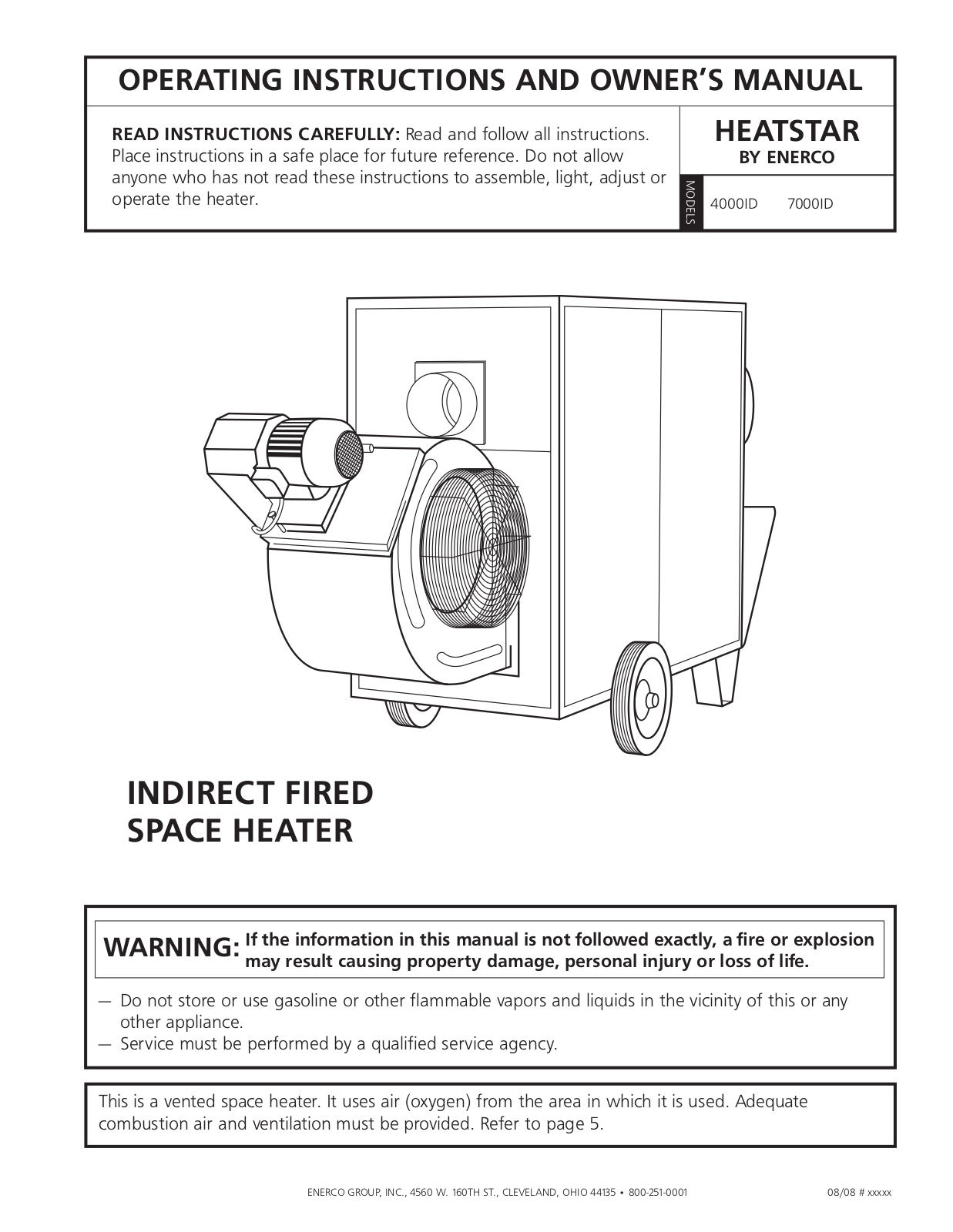 Enerco 7000ID User Manual