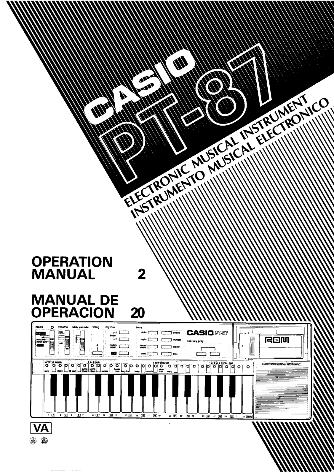 Casio PT-87 User Manual