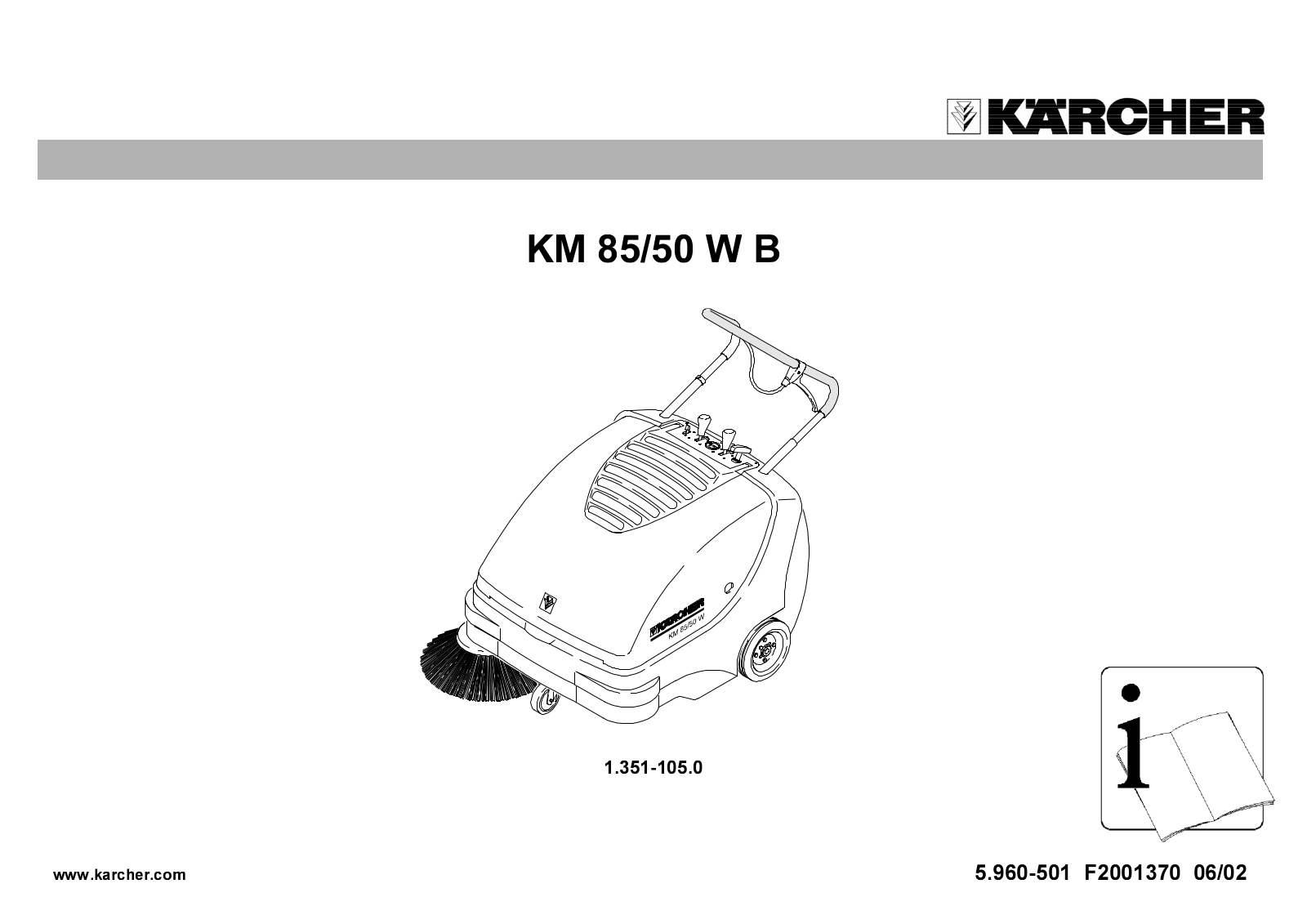 Karcher KM 85-50 W B User Manual
