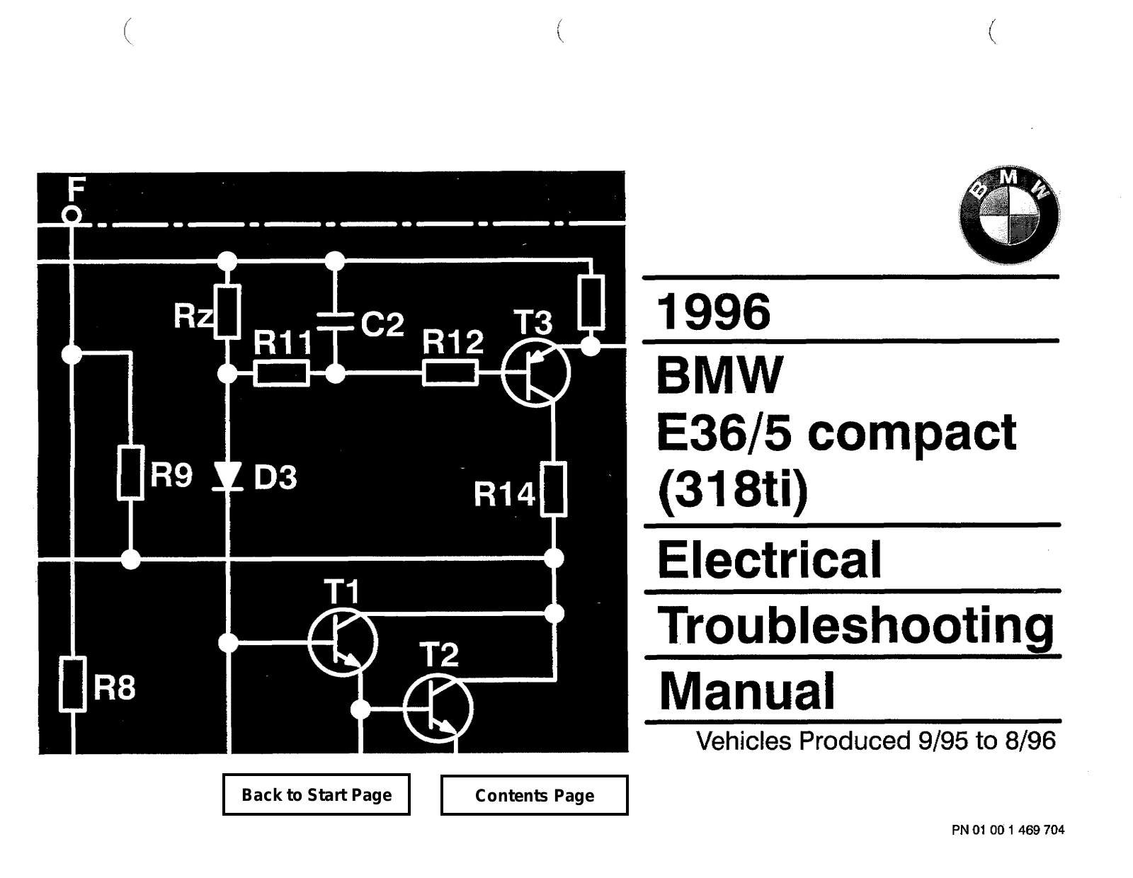 BMW 318ti 1996 User Manual