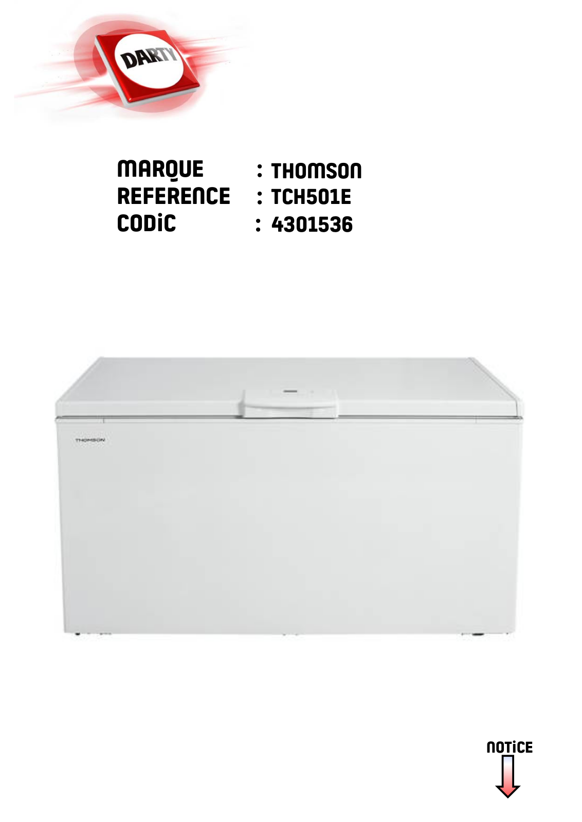 THOMSON TCH501E User Manual