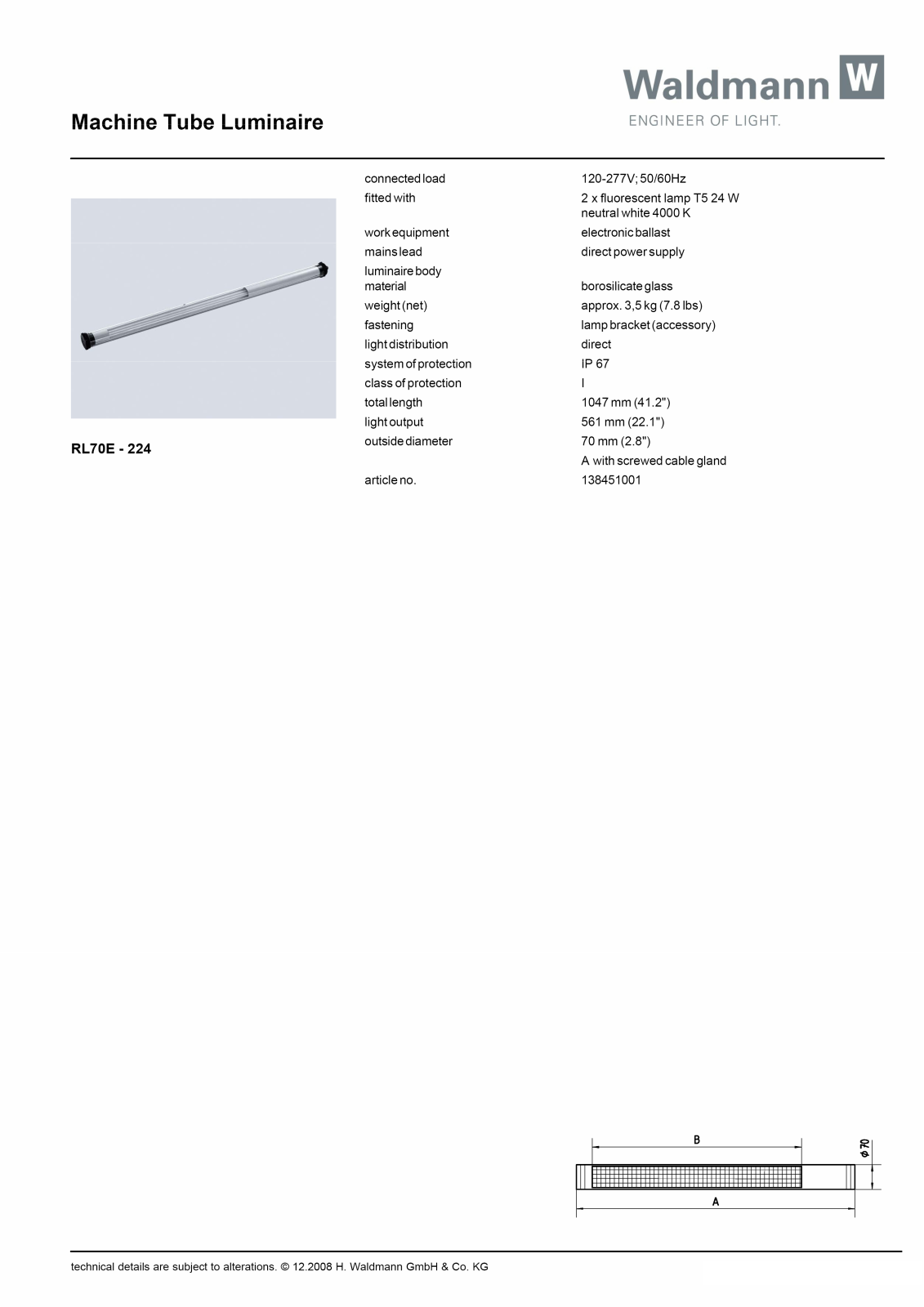 Waldmann 138451001 Information guide