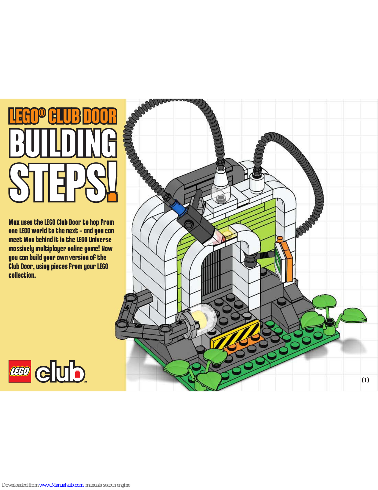 LEGO Club Door Building Instructions