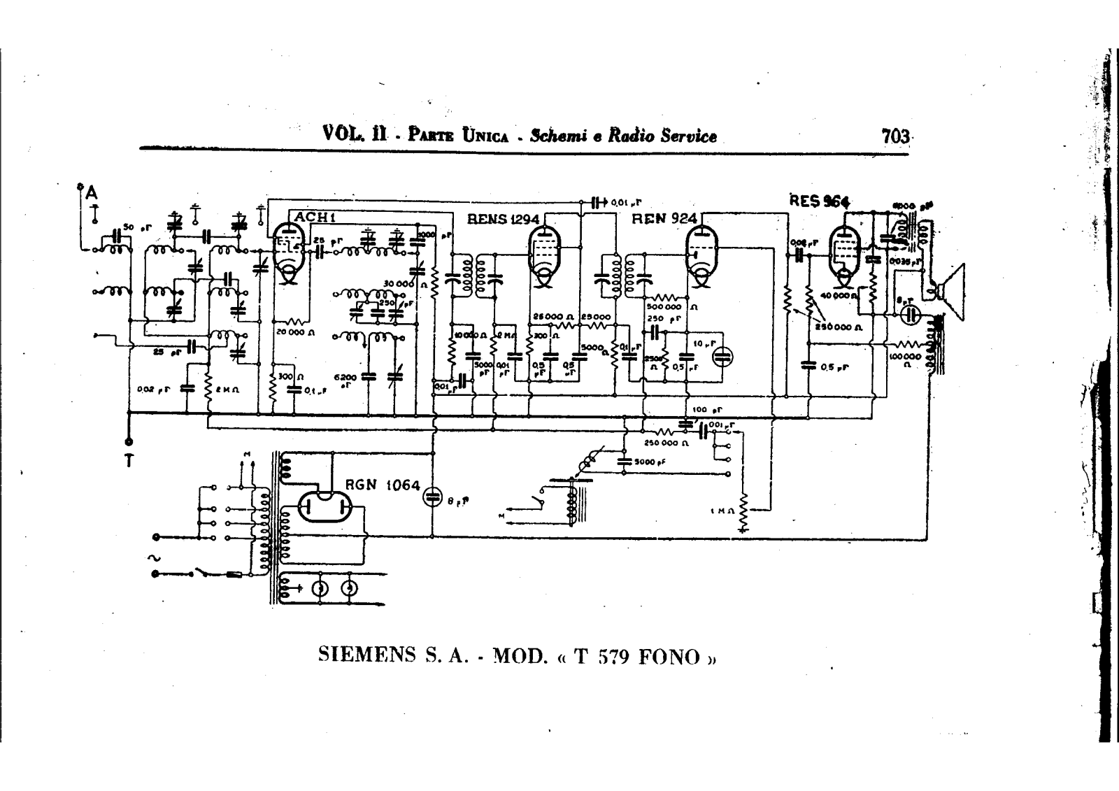 Siemens t 579 schematic