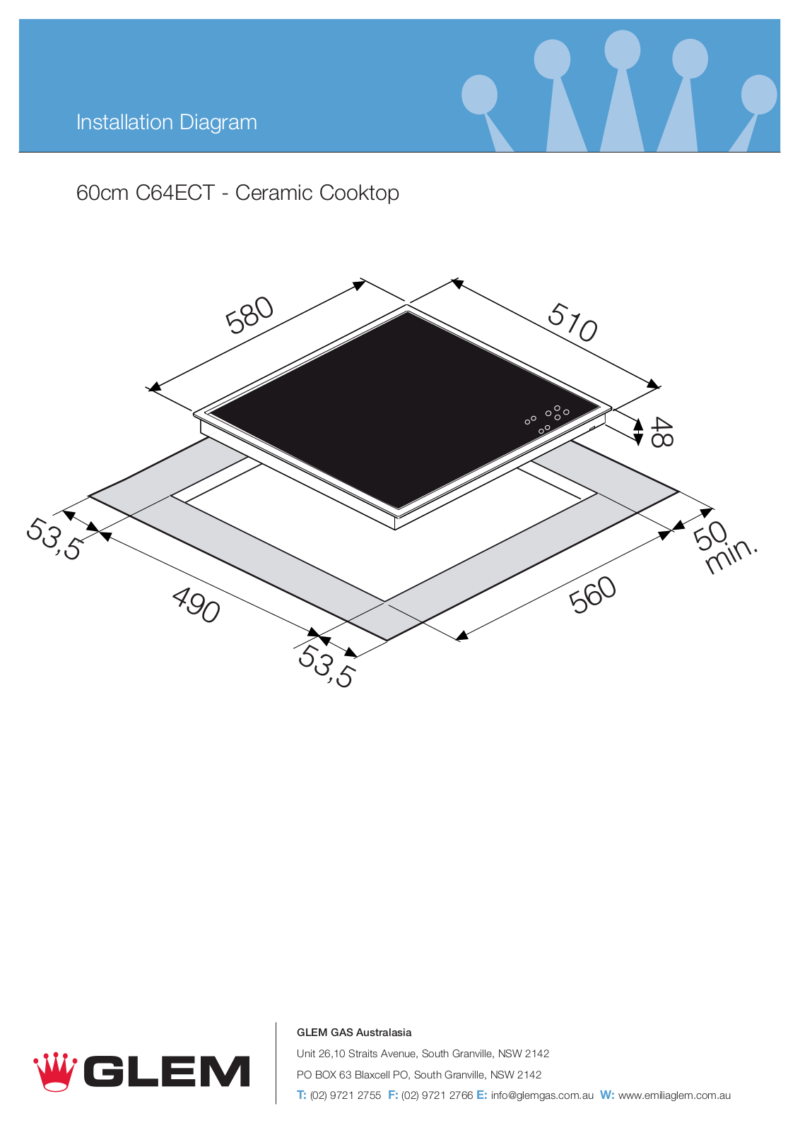 Glem Gas-Emilia C64ECT User Manual