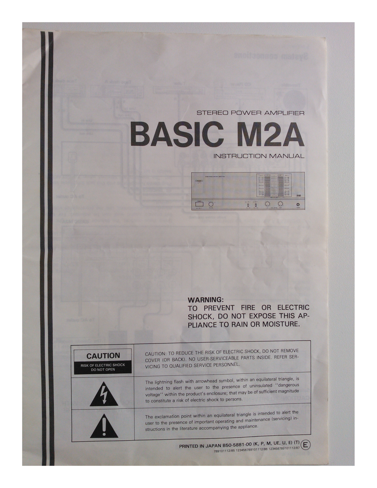 Kenwood BASIC M2A User Manual