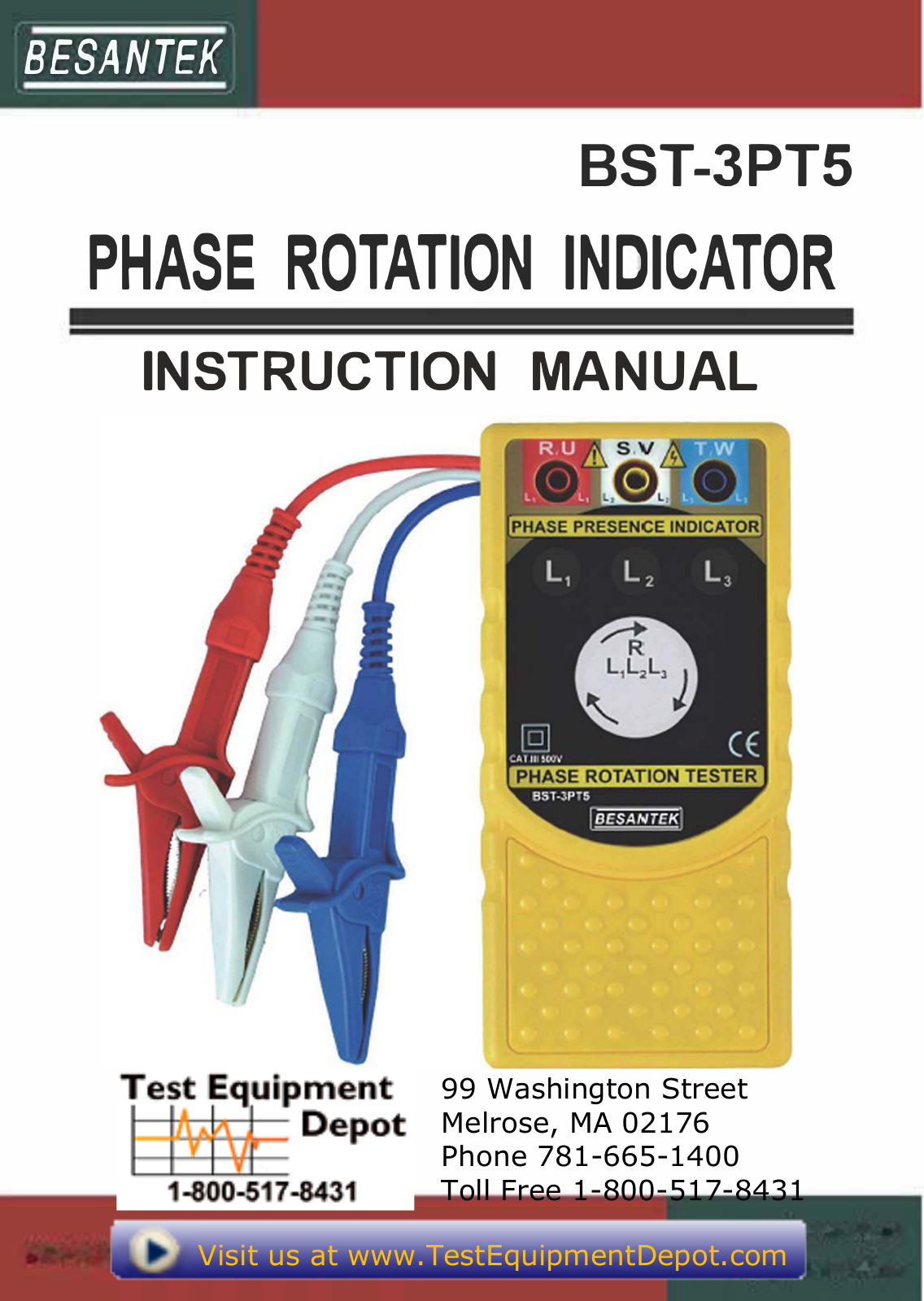 Besantek BST-3PT5 Instruction Manual