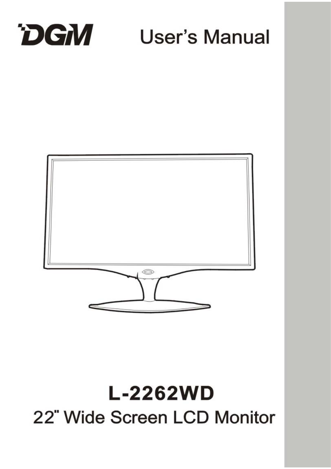 Digimate L-2262Wd User Manual