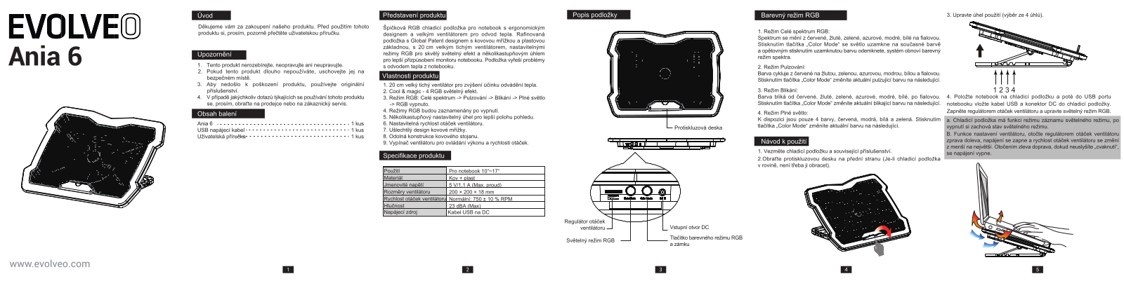 Evolveo ANIA6 User Manual