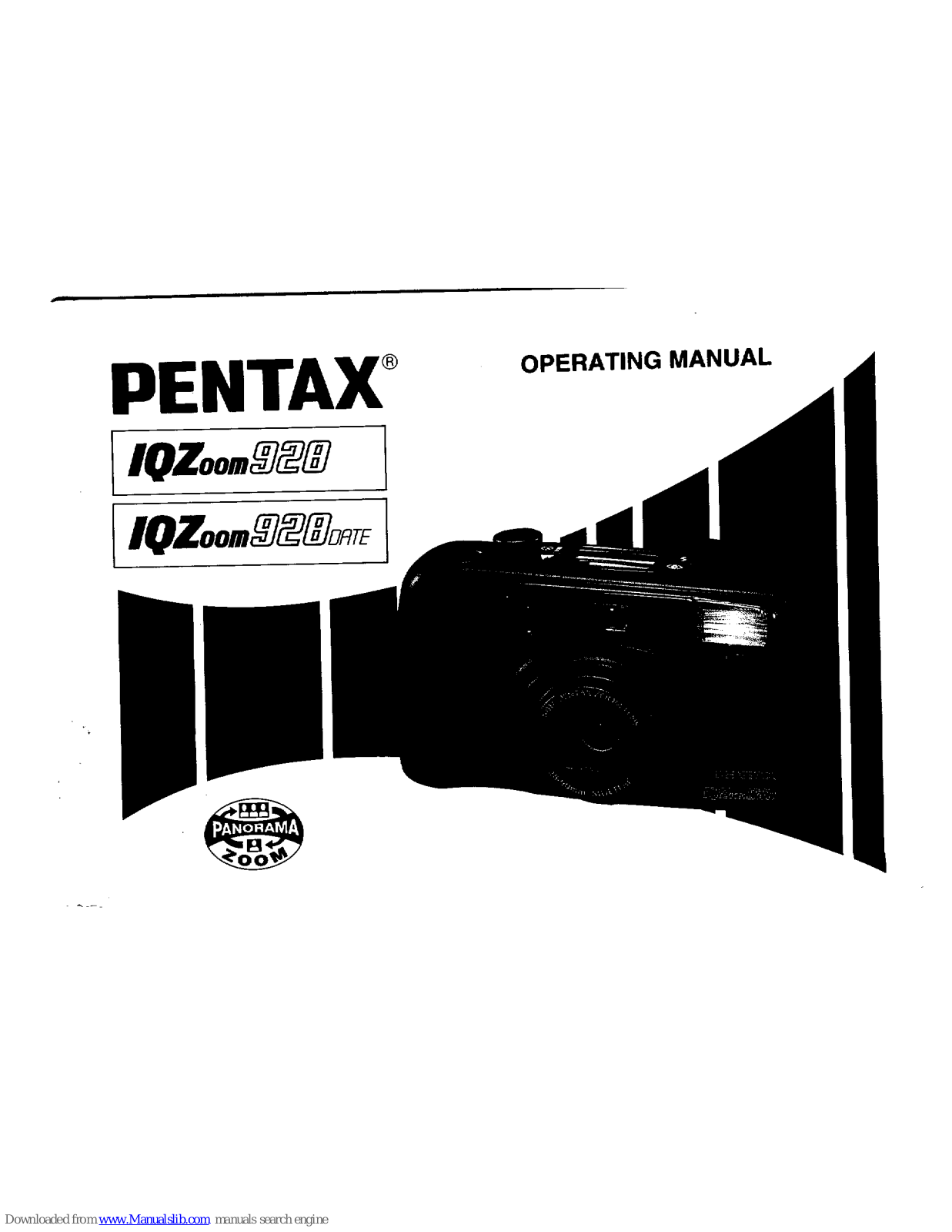 Pentax IQZoom 928 Date Operating Manual