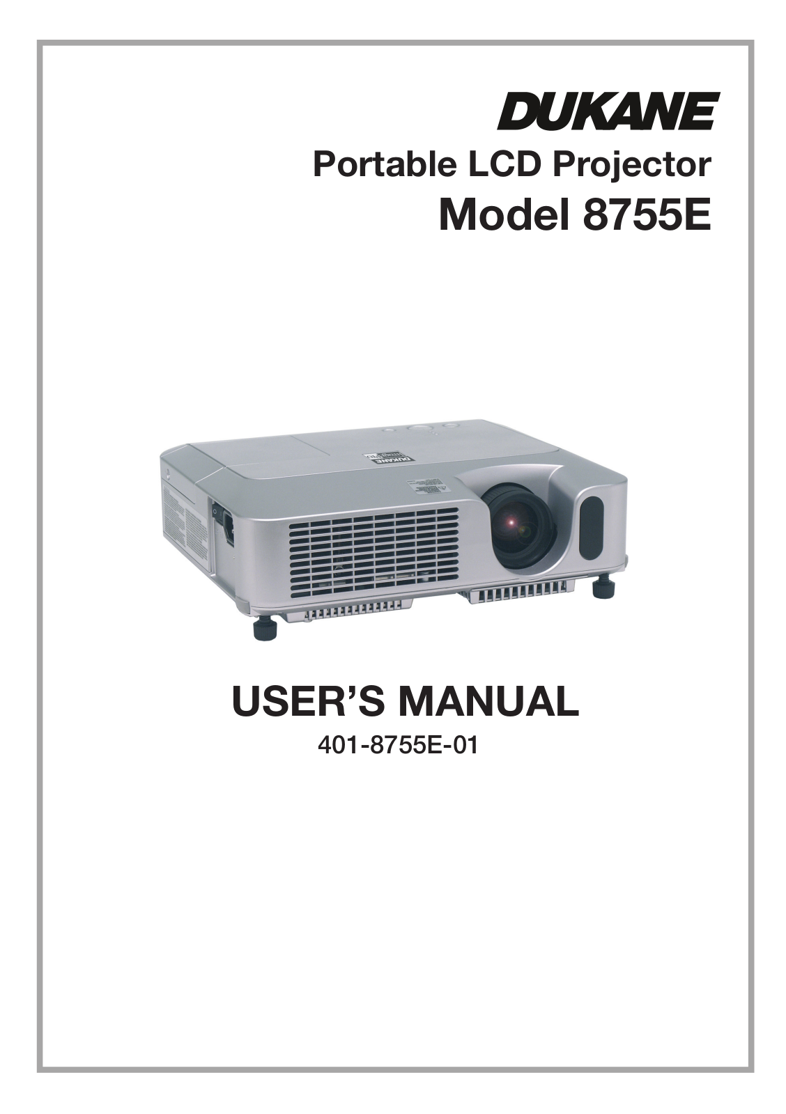 Dukane 401-8755E-01 User Manual