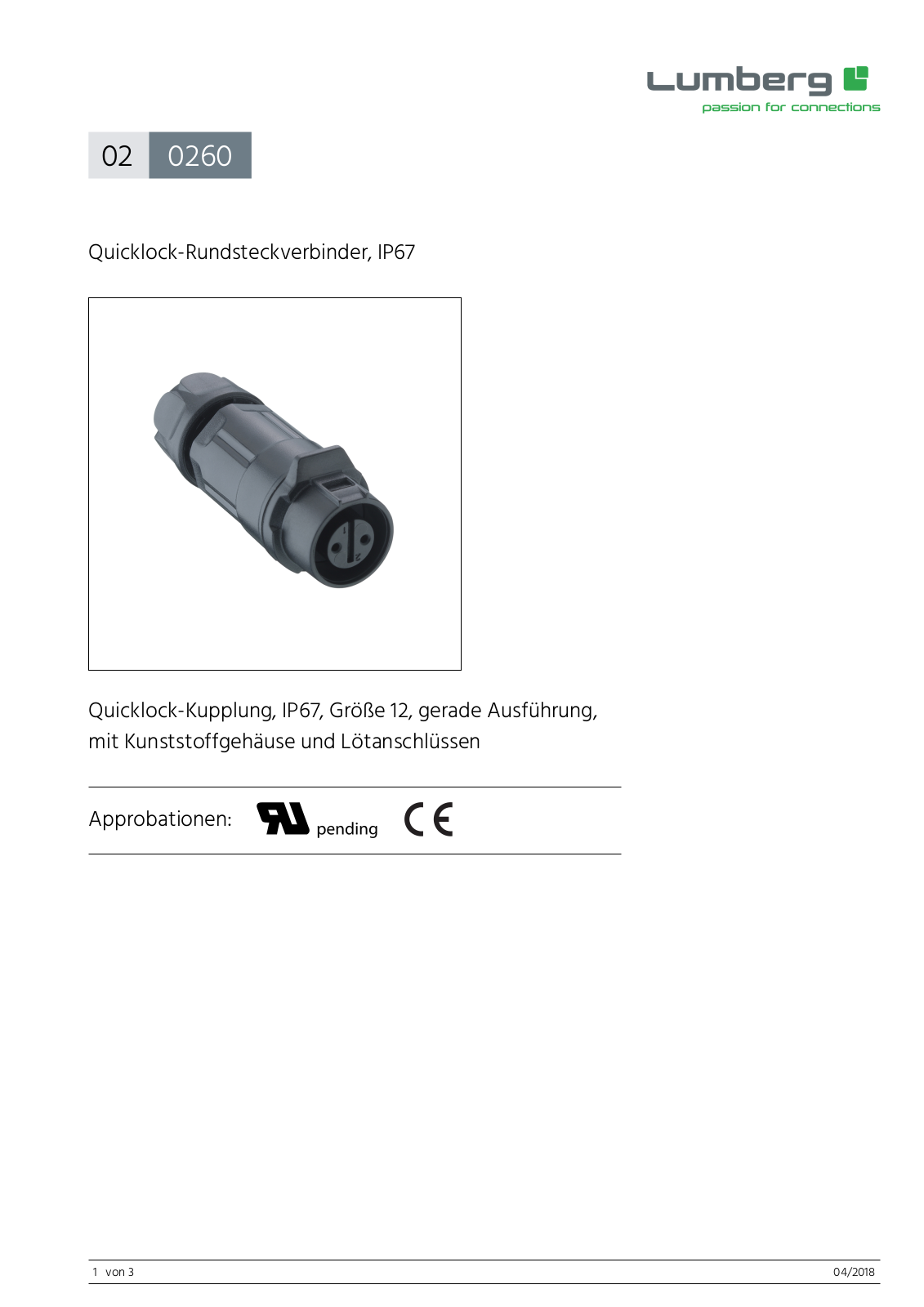 LUTRONIC 0260 02 Datasheet - ManualMachine.com