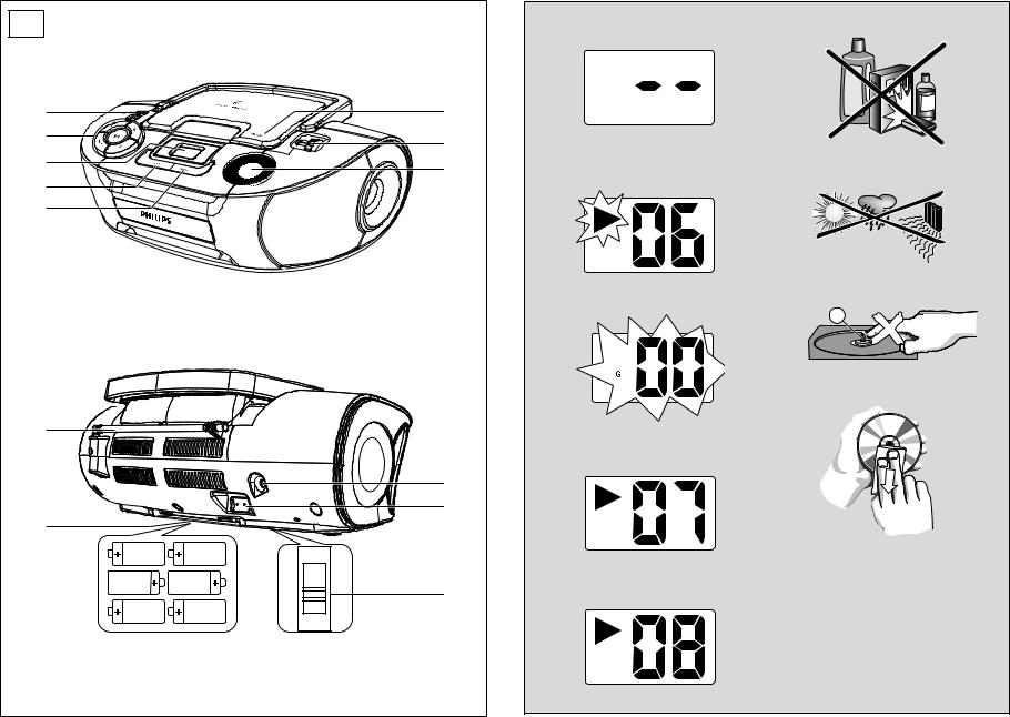 Philips AZ1123, AZ1122 User Manual