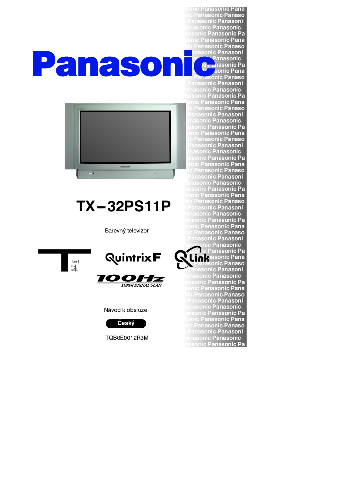 PANASONIC TX-32PS11P User Manual