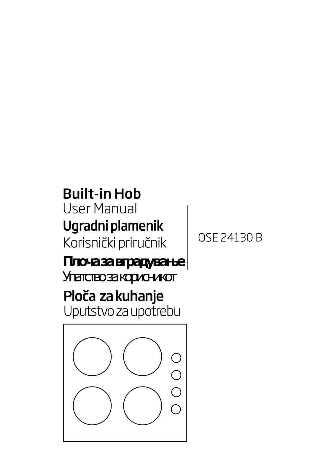 Beko OSE 24130 B User manual