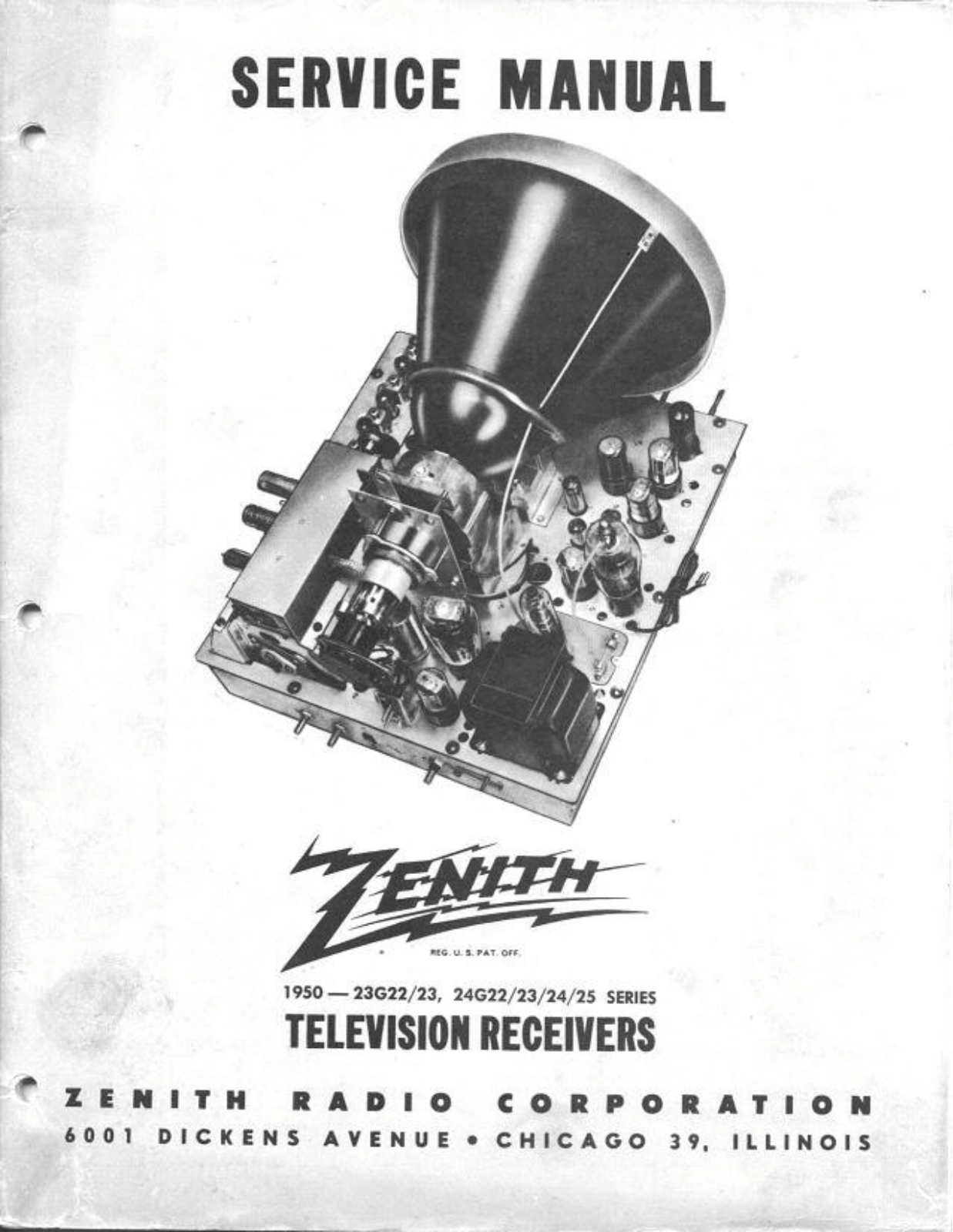 Zenith tv 5 schematic