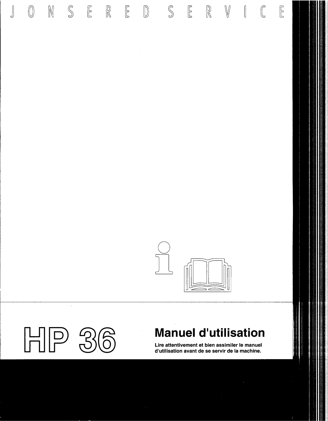 JONSERED HP 36 User Manual