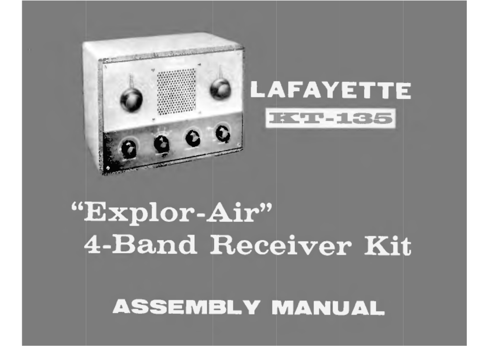 Lafayette KT-135 User Manual