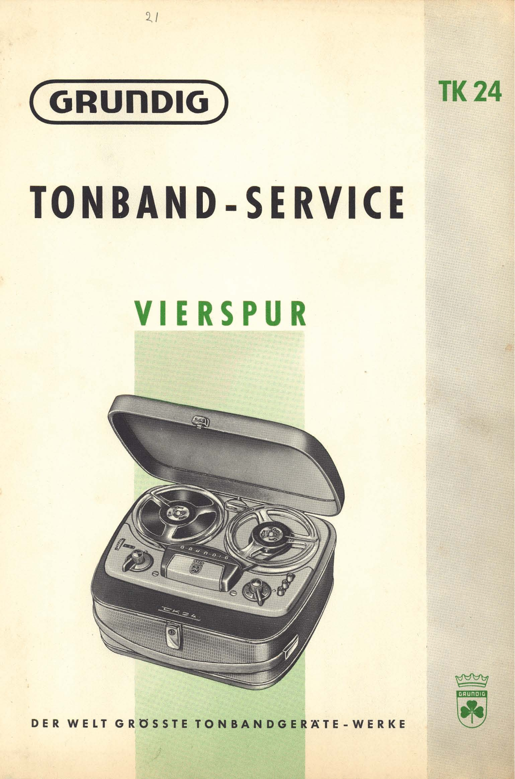 Grundig TK-24 Service Manual