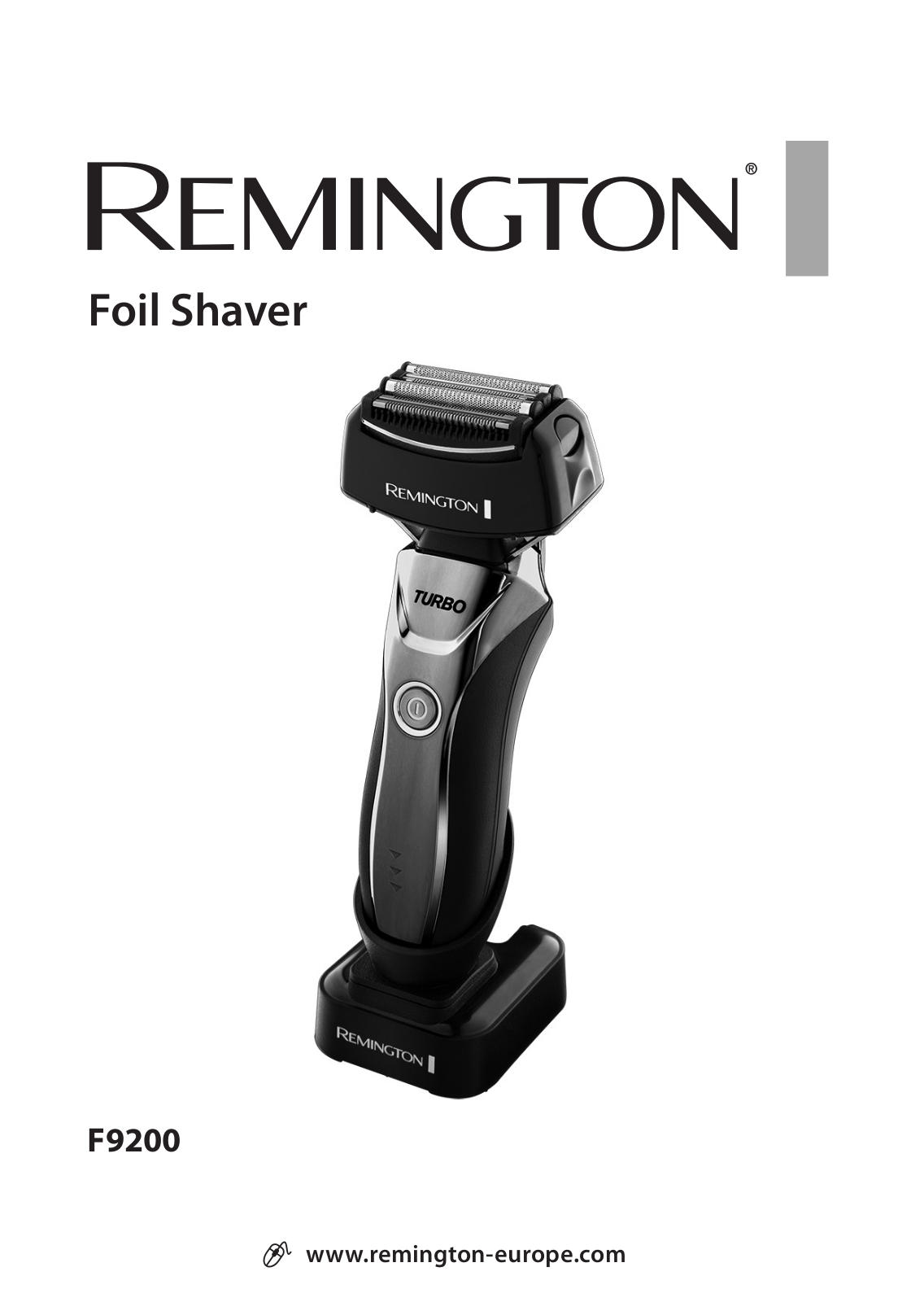 Remington F9200 User Manual