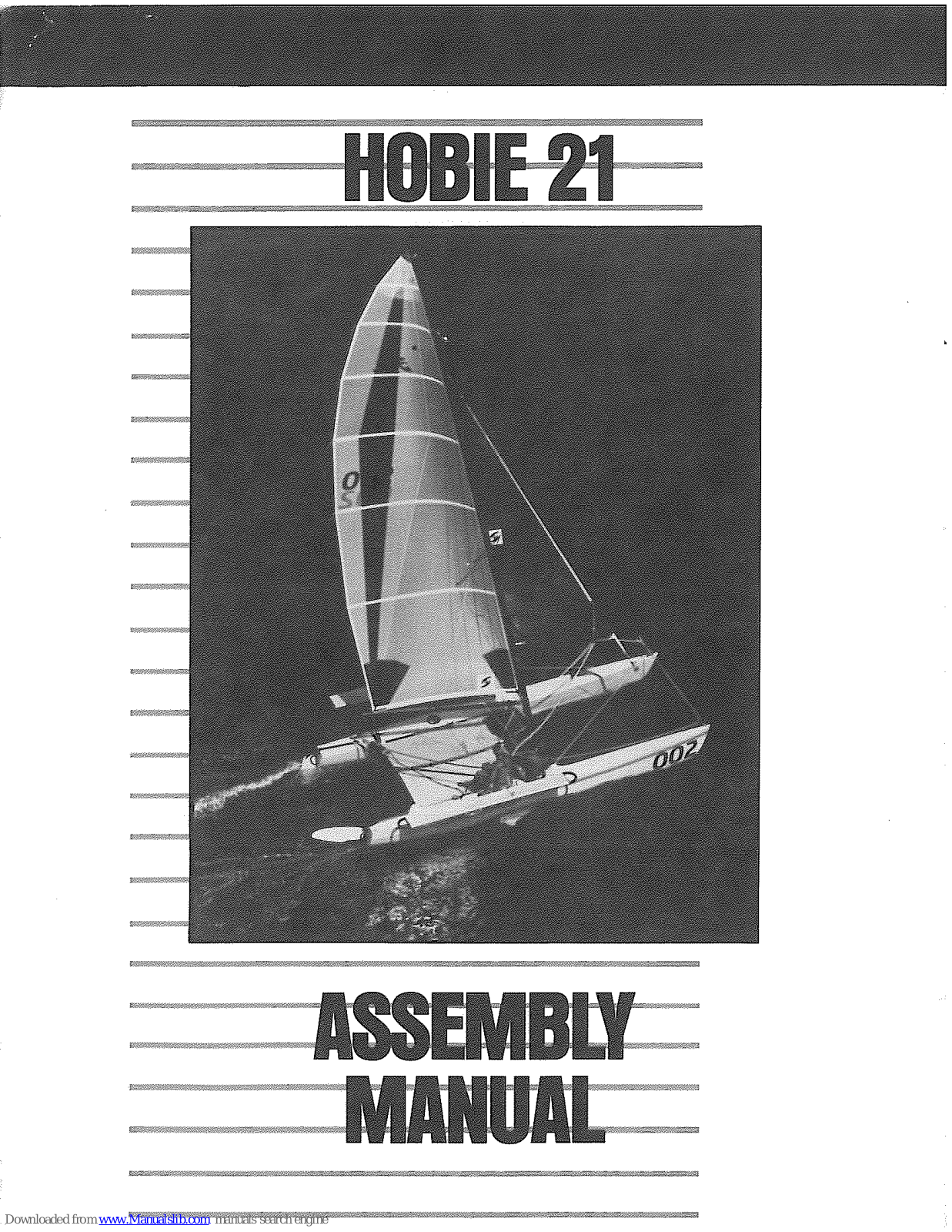 Hobie 21 Assembly Manual