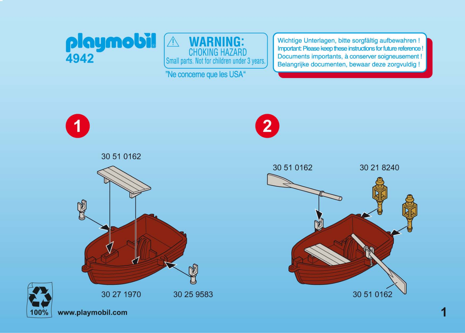 Playmobil 4942 Instructions