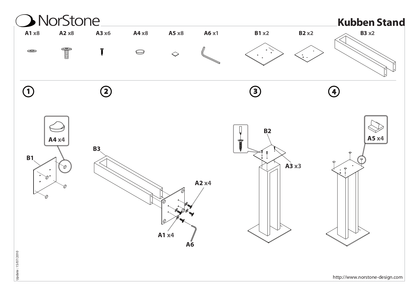 Norstone Kubben Stand User guide - ManualMachine.com