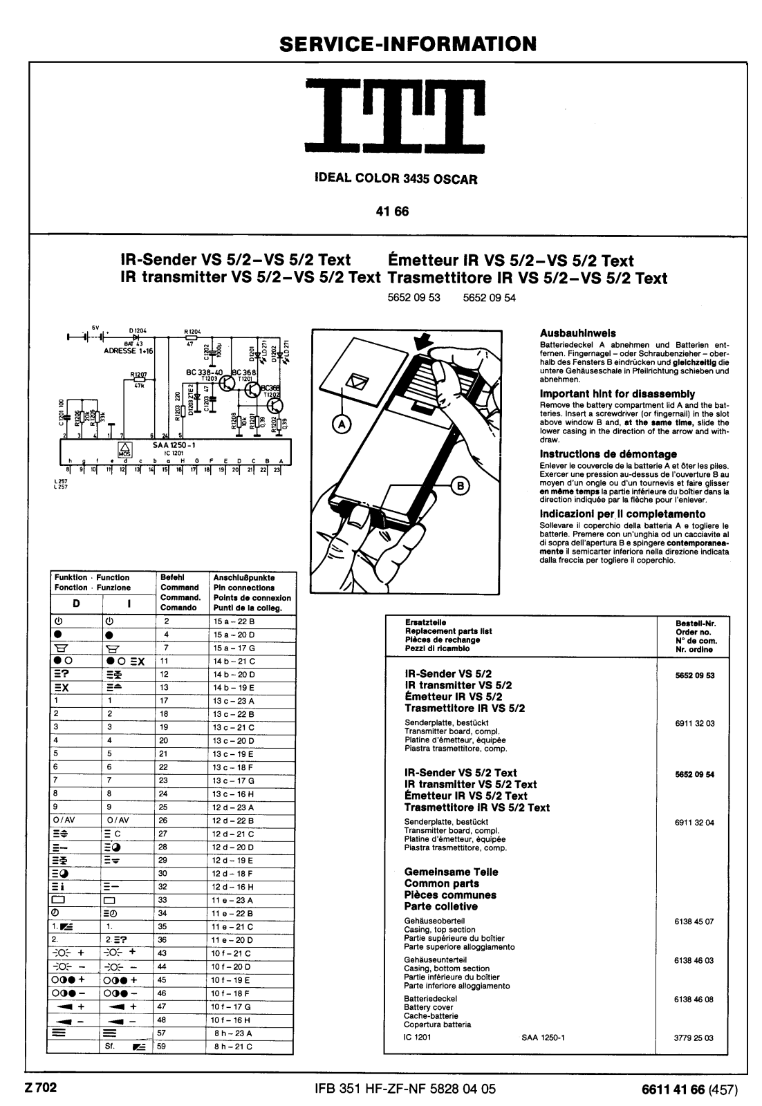 ITT 3435 Schematic